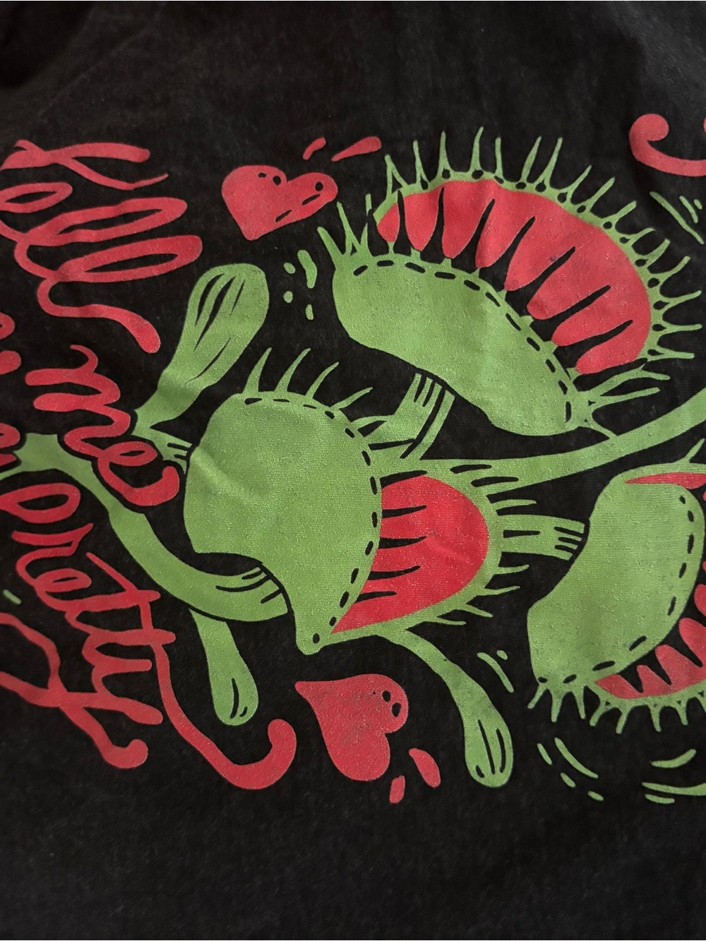 Venus Fly Trap Black Graphic Racerback Tank Top - XXL - Picture 3 of 4